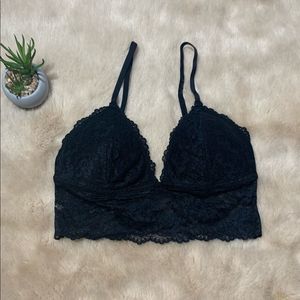 Garage Black Lace Bralette